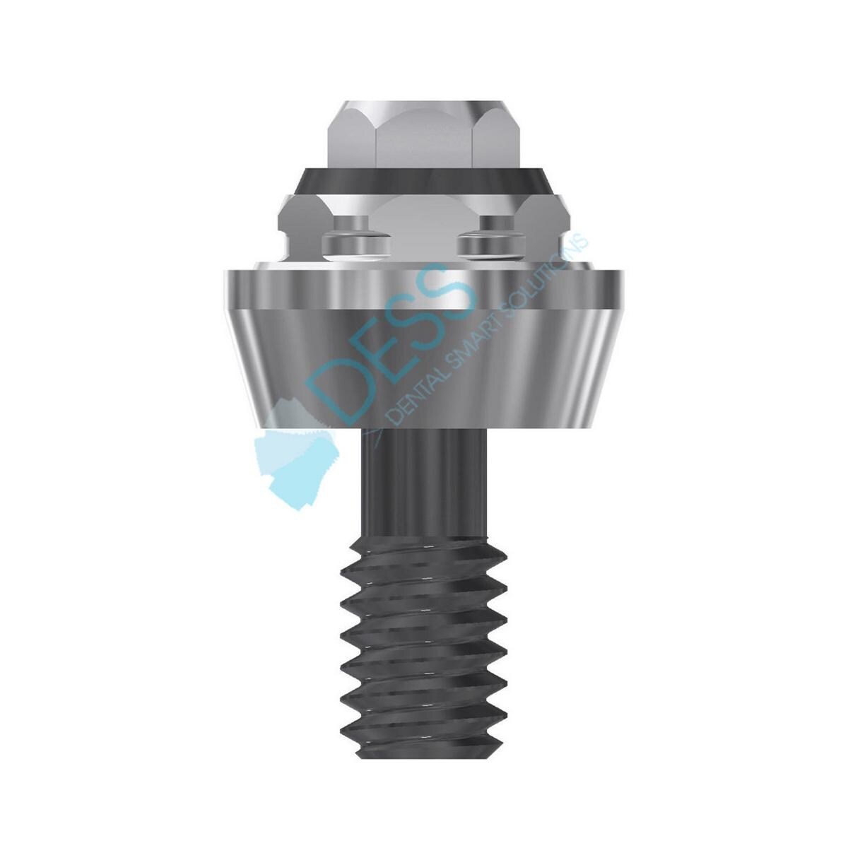 Multi-unit® Abutments RP Ø 4,1 mm - kompatibel mit 3i® Osseotite® - Höhe 2,0 mm, 0° gewinkelt, ohne Rotationsschutz