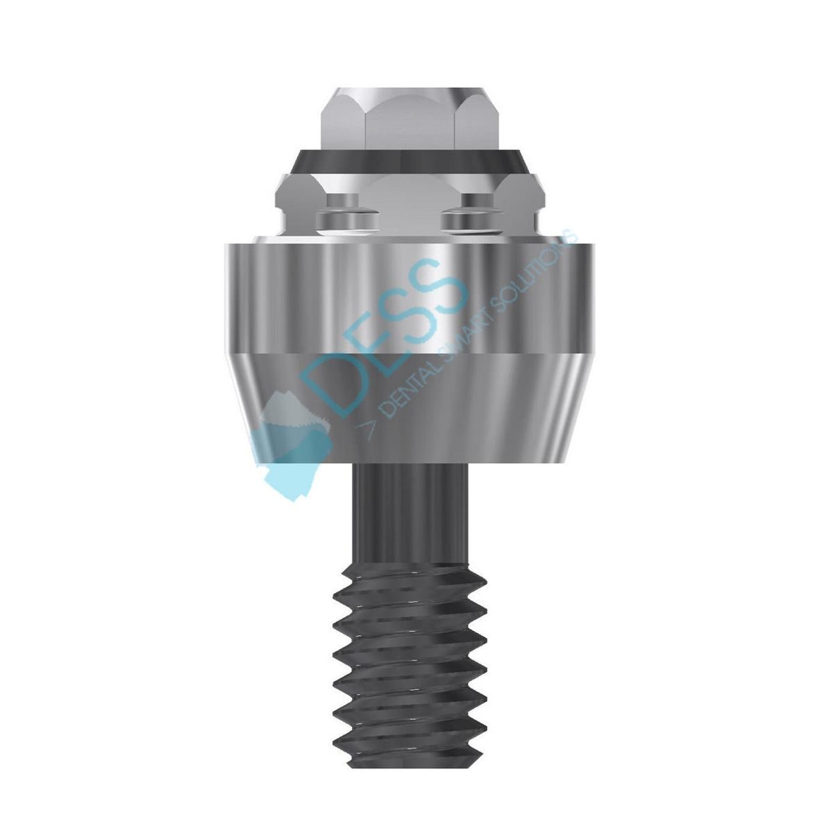 Multi-unit® Abutments RP Ø 4,1 mm - kompatibel mit 3i® Osseotite® - Höhe 3,0 mm, 0° gewinkelt, ohne Rotationsschutz