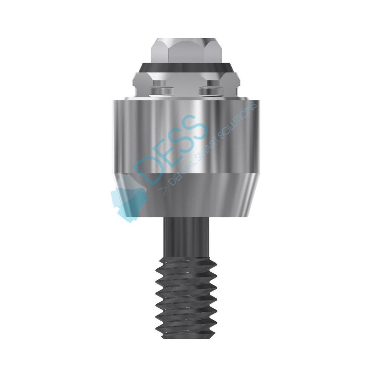 Multi-unit® Abutments RP Ø 4,1 mm - kompatibel mit 3i® Osseotite® - Höhe 4,0 mm, 0° gewinkelt, ohne Rotationsschutz