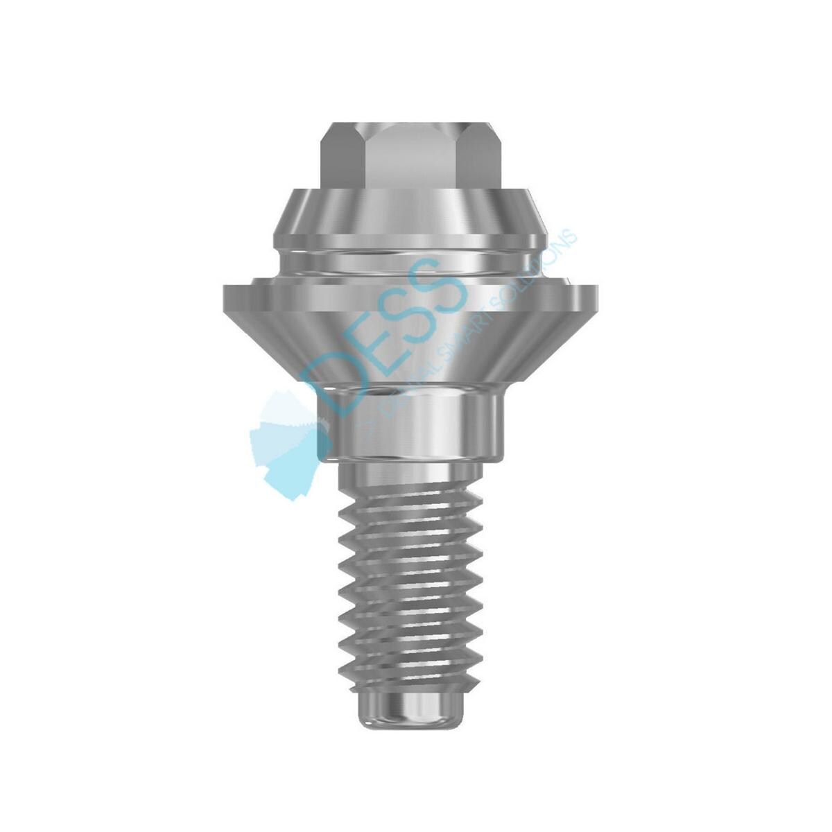 Multi-unit® Abutments NP Ø 3,5 mm - kompatibel mit Zimmer Screw-Vent® - Höhe 1,0 mm, 0° gewinkelt, ohne Rotationsschutz