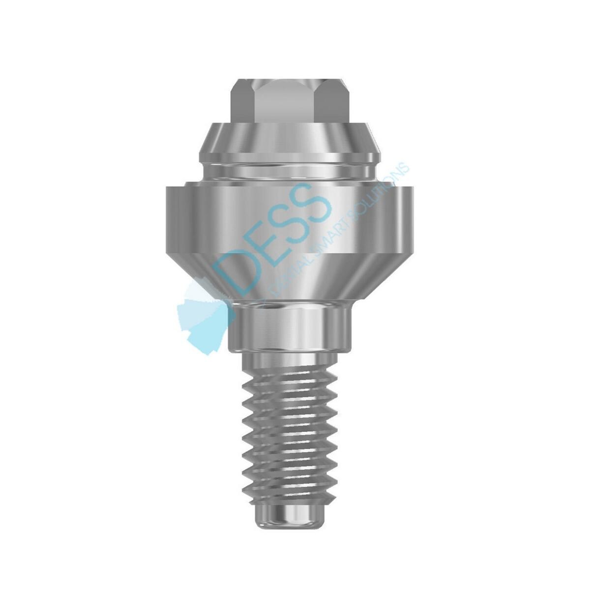 Multi-unit® Abutments NP Ø 3,5 mm - kompatibel mit Zimmer Screw-Vent® - Höhe 2,0 mm, 0° gewinkelt, ohne Rotationsschutz