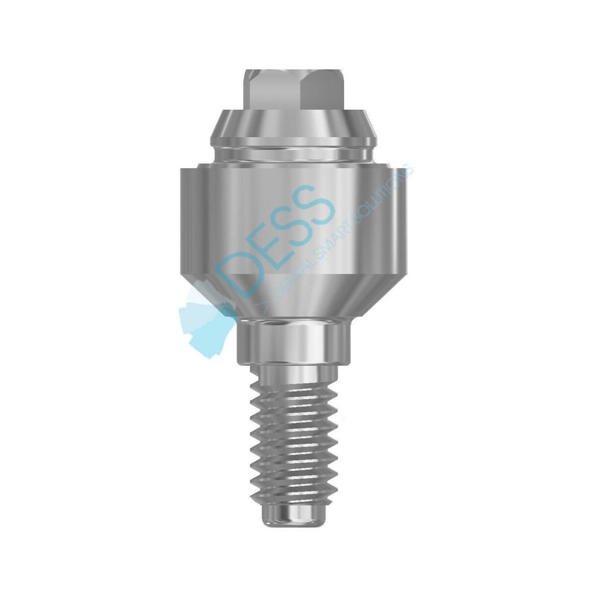 Multi-unit® Abutments NP Ø 3,5 mm - kompatibel mit Zimmer Screw-Vent® - Höhe 3,0 mm, 0° gewinkelt, ohne Rotationsschutz