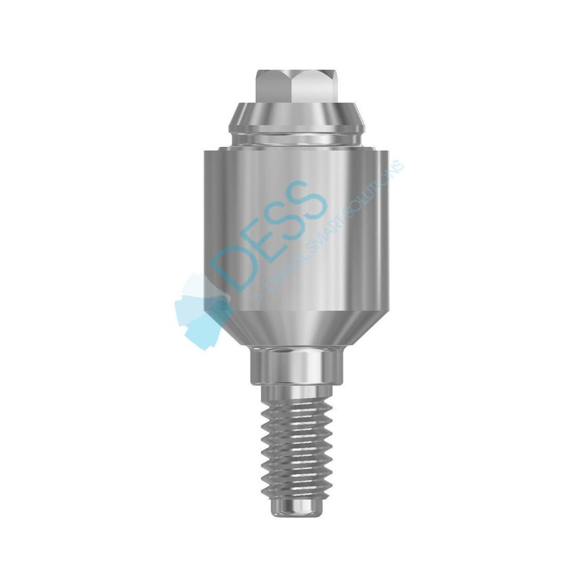 Multi-unit® Abutments NP Ø 3,5 mm - kompatibel mit Zimmer Screw-Vent® - Höhe 5,0 mm, 0° gewinkelt, ohne Rotationsschutz