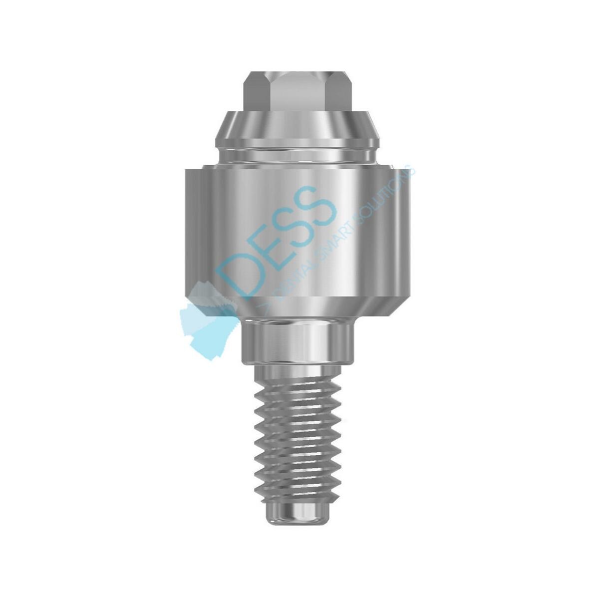 Multi-unit® Abutments RP Ø 4,5 mm - kompatibel mit Zimmer Screw-Vent® - Höhe 3,0 mm, 0° gewinkelt, ohne Rotationsschutz