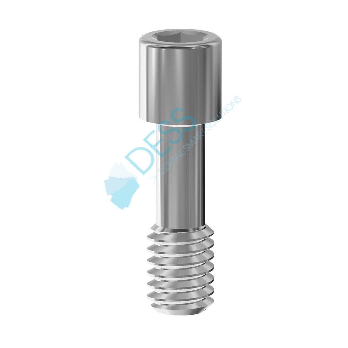 Abutmentschraube 6-Kant 1,27 mm - kompatibel mit Zimmer Screw-Vent® - NP Ø 3,5 mm / RP Ø 4,5 mm / WP Ø 5,7 mm, Packung 10 Stück