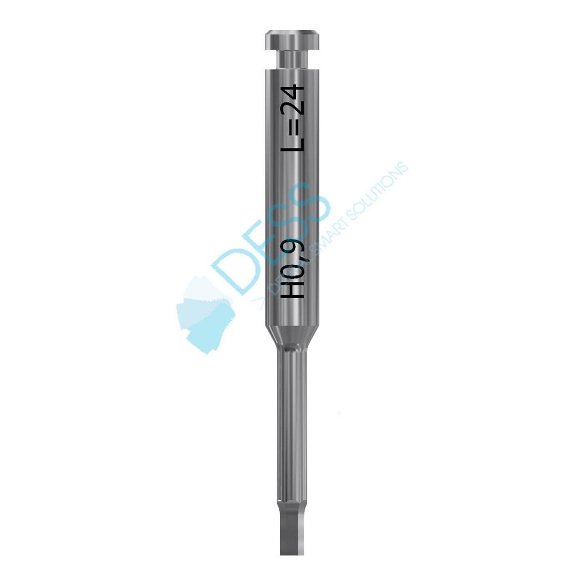 Schraubendreherspitze 6-Kant - Höhe 0,90 mm, Länge 24 mm