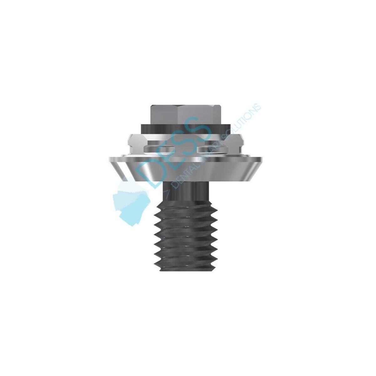 Multi-unit® Abutments WP Ø 5,1 mm - kompatibel mit Nobel Branemark® - Höhe 1,0 mm, 0° gewinkelt, ohne Rotationschutz