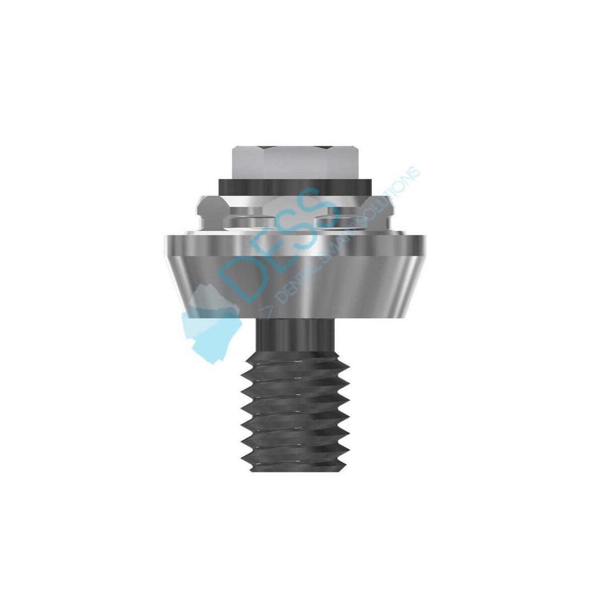 Multi-unit® Abutments WP Ø 5,1 mm - kompatibel mit Nobel Branemark® - Höhe 2,0 mm, 0° gewinkelt, ohne Rotationschutz