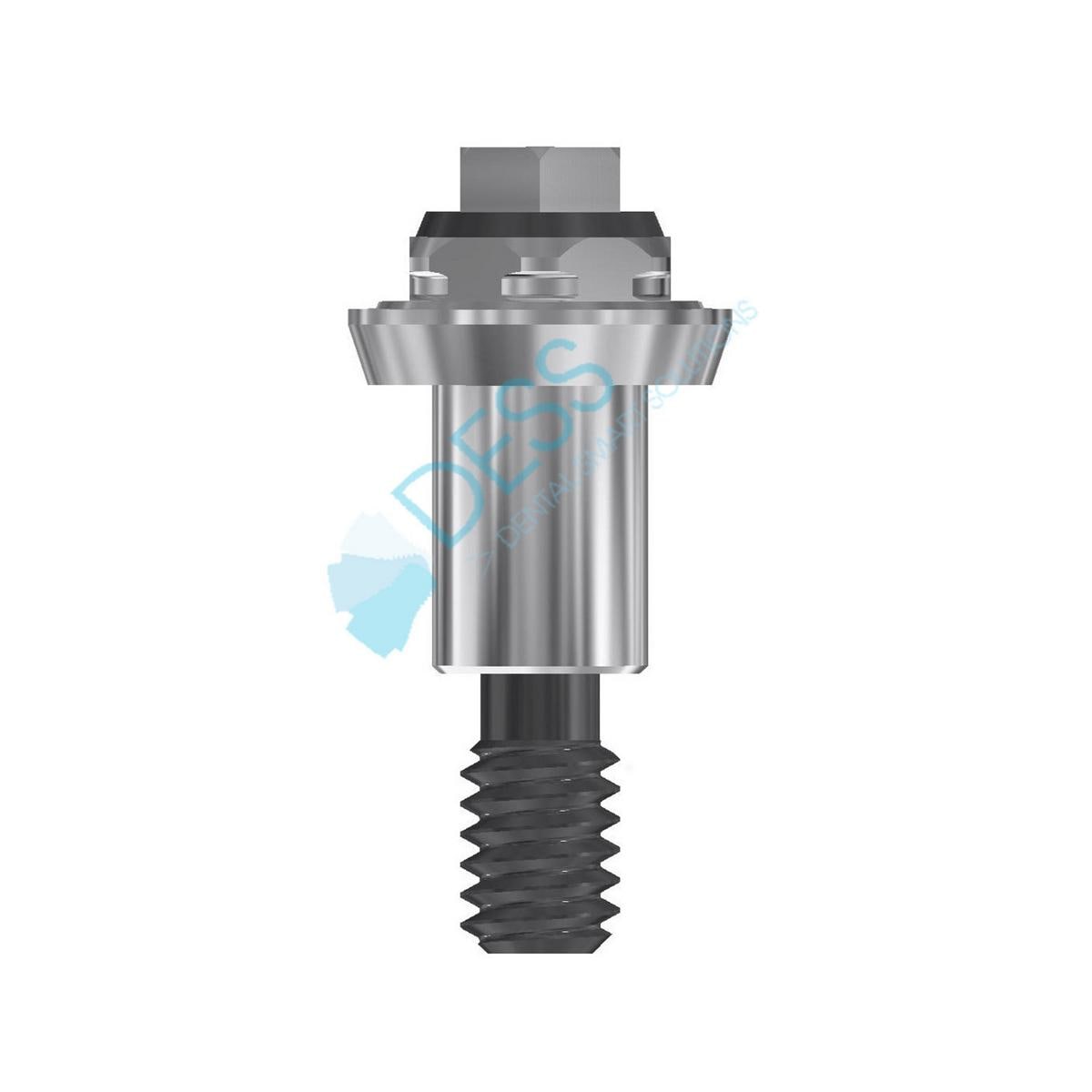 Multi-unit® Abutments RP Ø 4,3 mm - kompatibel mit Nobel Replace Select™ - Höhe 1,0 mm, 0° gewinkelt, ohne Rotationsschutz