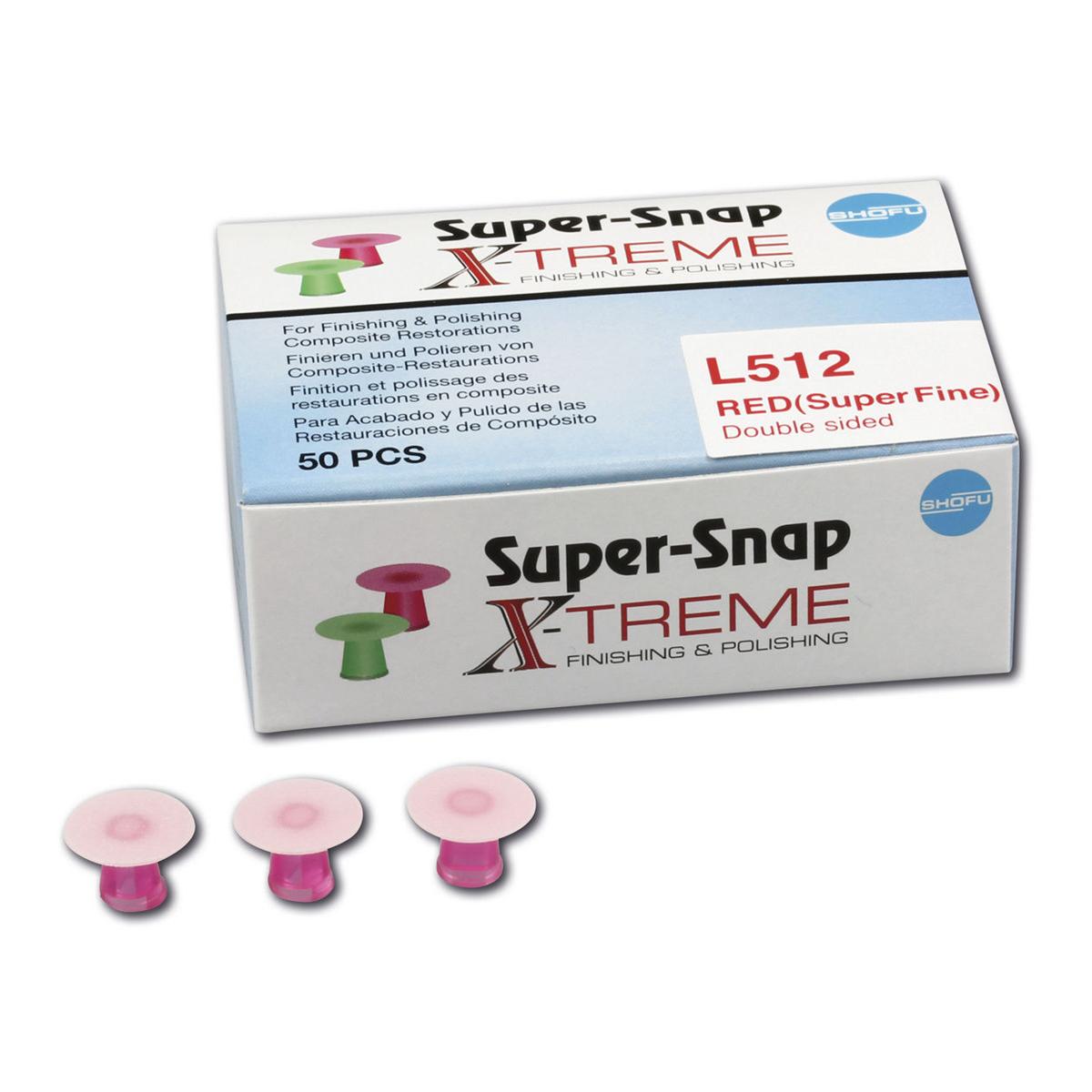 Super-Snap X-Treme - Nachfüllpackung - Rot extrafein, Standard, Packung 50 Stück