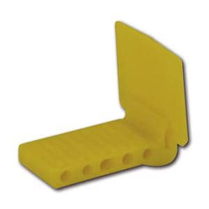 RWT® COLOR Bissplatten - Größe 2, gelb, Posterior, Packung 8 Stück