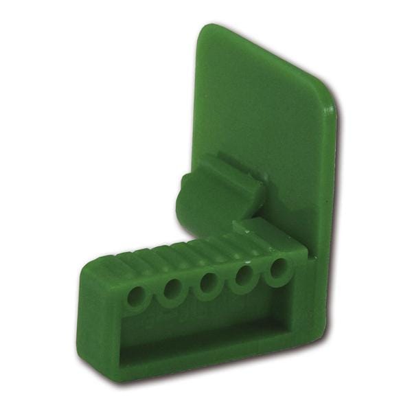 RWT® COLOR Bissplatten - Größe 2, grün, Posterior Endo, Packung 4 Stück