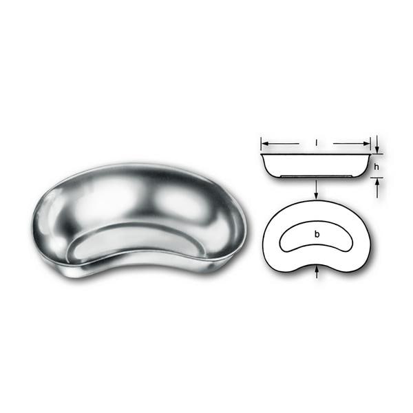Nierenschale Edelstahl - Größe 250 x 140 x 40 mm