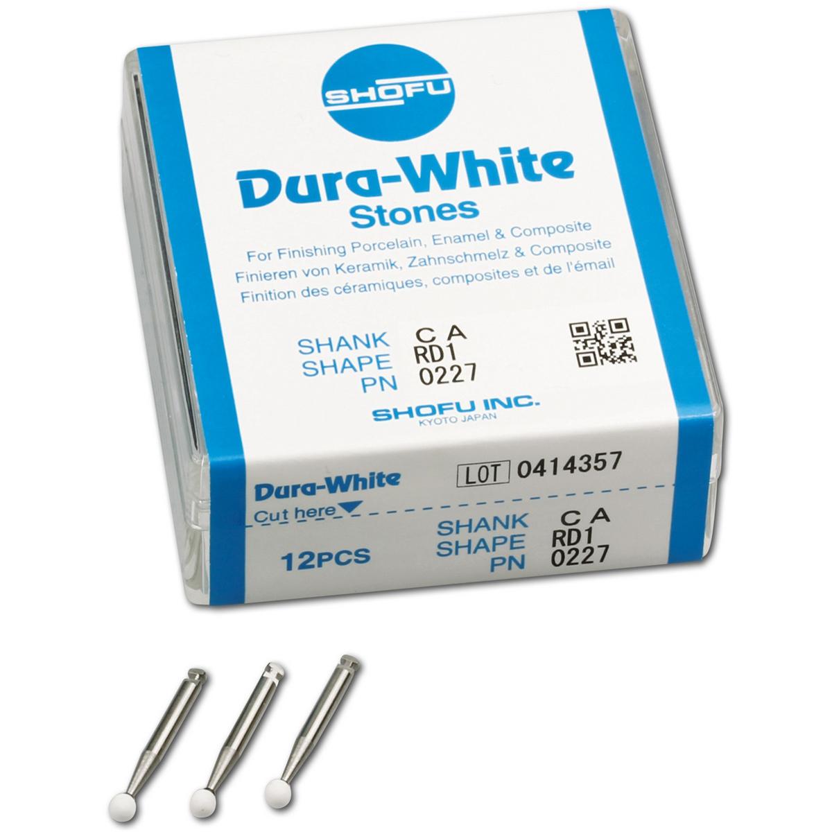 Dura-White® Schaft W - Figur RD1, ISO 030, Packung 12 Stück