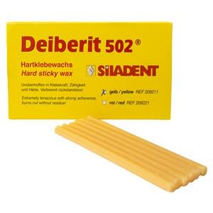 Deiberit 502® Hartklebewachs - Gelb, Stangen 10 Stück