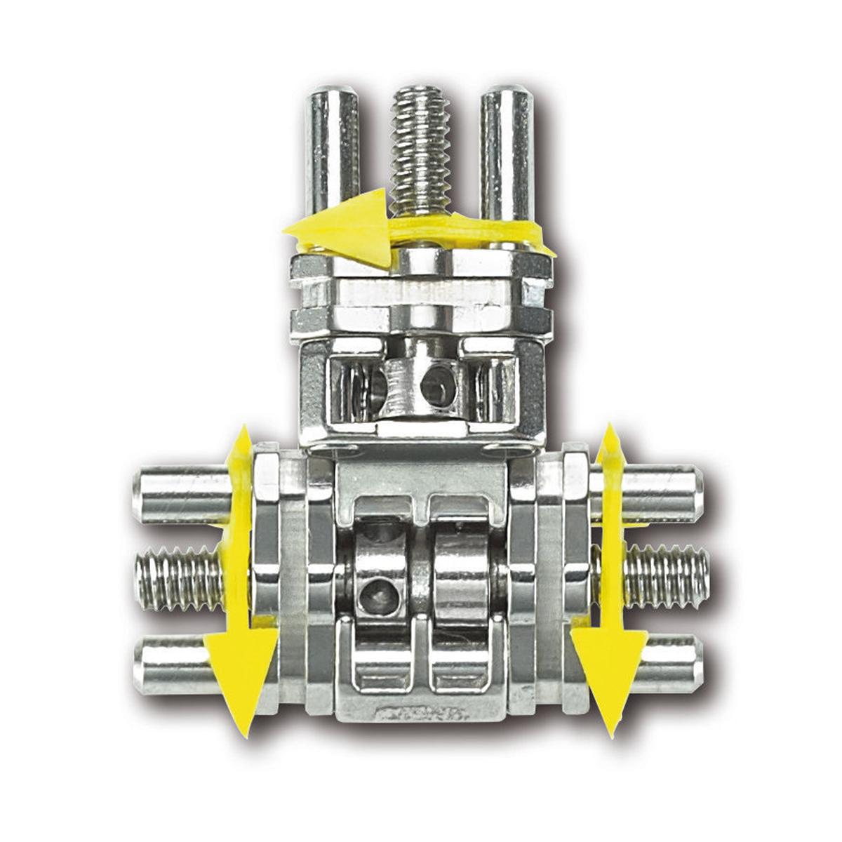 Mehrsektorenschrauben nach Bertoni - Typ 4016 / 2, 9 mm, abgewinkelt, Packung 10 Stück
