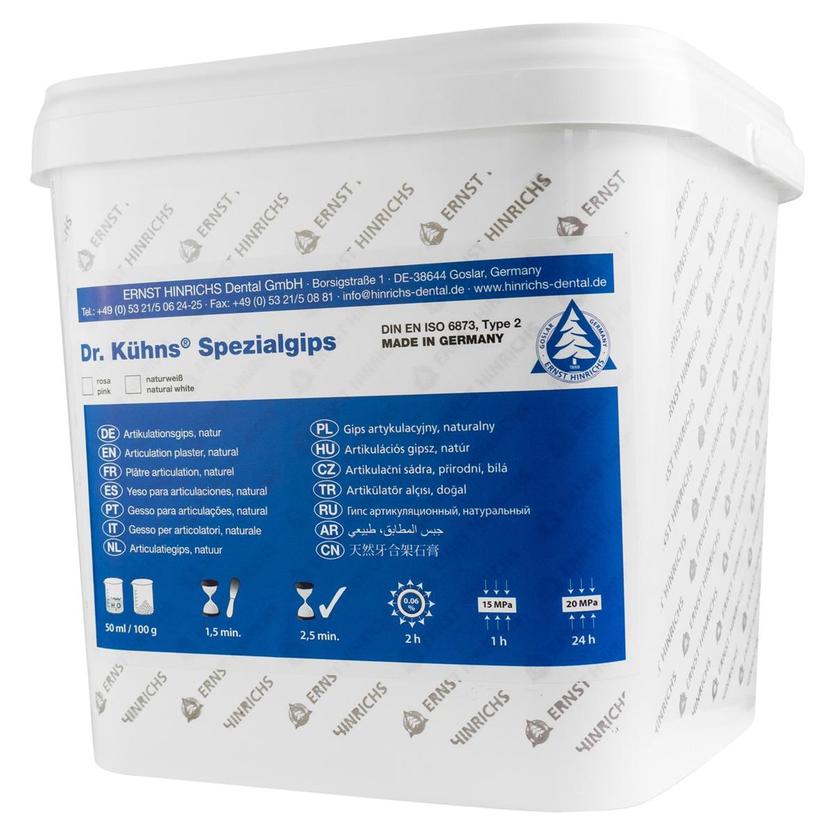 Dr. Kühns Spezialgips - Rosa, Eimer 10 kg