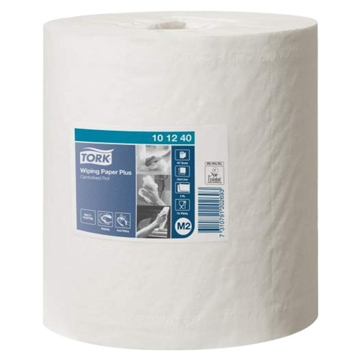 Tork® Mehrzweck Papierwischtücher - M2 System, 2 lagig, Karton 6 Rollen