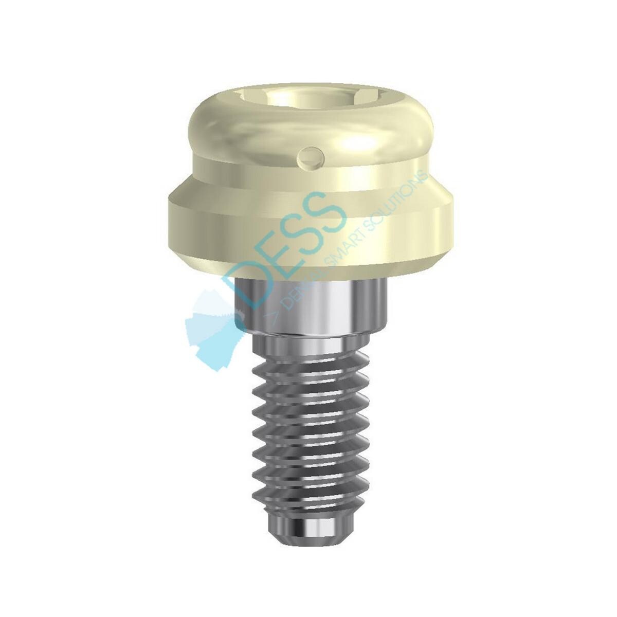 Locator Abutment - Internal Hex USA, kompatibel mit Zimmer Screw-vent® - RP Ø 4,3 mm, Höhe 1,0 mm