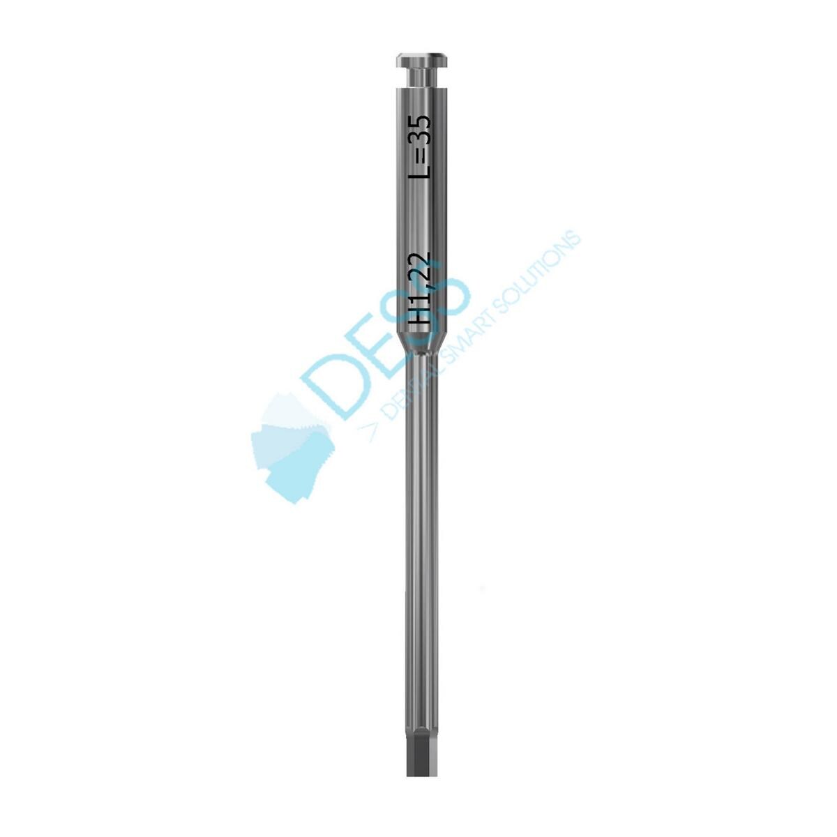 Schraubendreherspitze 6-Kant - Höhe 1,22 mm, Länge 35 mm