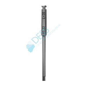 Schraubendreherspitze 6-Kant - Höhe 1,22 mm, Länge 35 mm