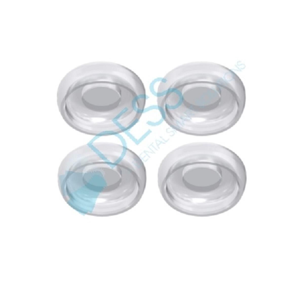 Retentionseinsätze - Weiß/Transparent (2.270 g), Packung 4 Stück