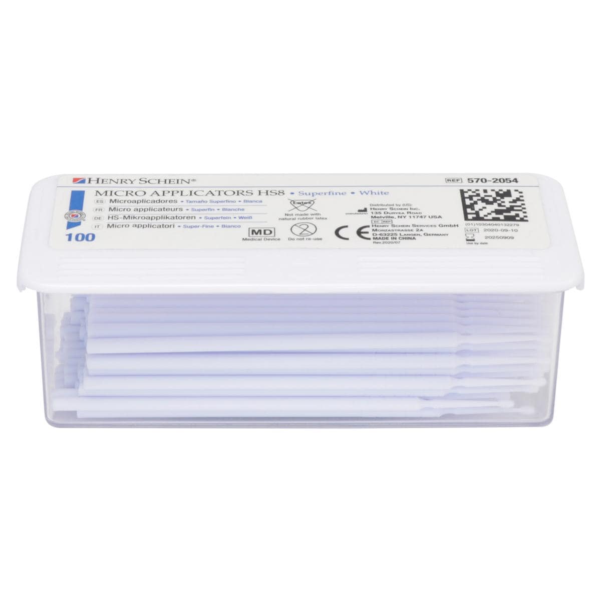 HS-Roundtips HS8 - Nachfüllpackung - Ø 1,0 mm, superfein (weiß), Länge 8,6 cm, Packung 100 Stück