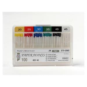 HS-Maxima® Taper Papierspitzen - Taper 04, ISO 025, Packung 100 Stück