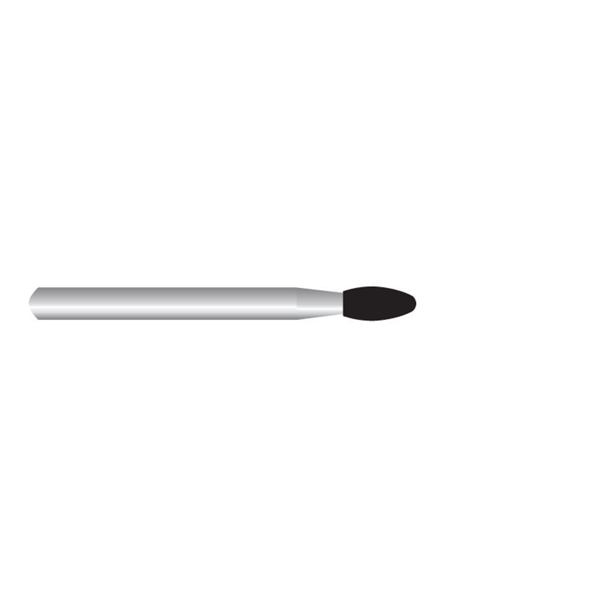 HS-Diamant Ei, Form 379 - ISO 016, SC super grob (schwarz), Packung 5 Stück