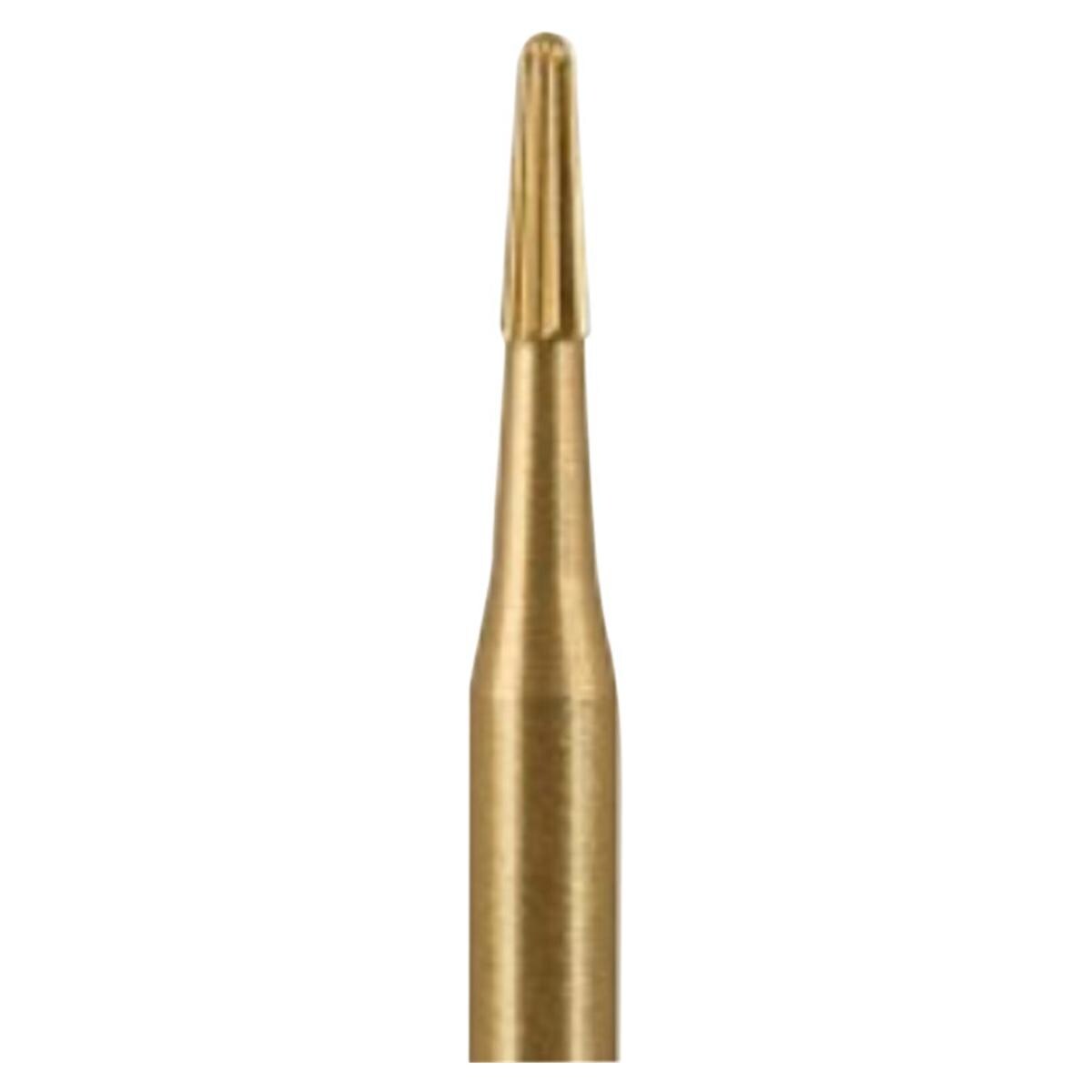 NeoBurr chirurgisch Esthetic Finishing FG, konisch spitz, 12 gerade Schneiden - FG.TC OS2, ISO 009, Packung 10 Stück