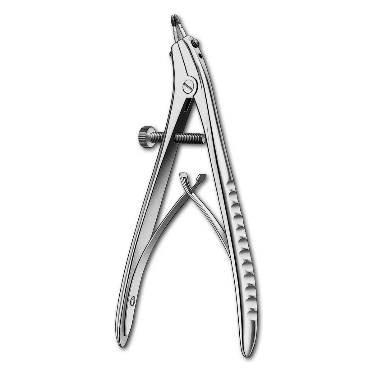 Teleskopkronenzange mit auswechselbaren Spitzen - Zange 1333, Länge 12 cm