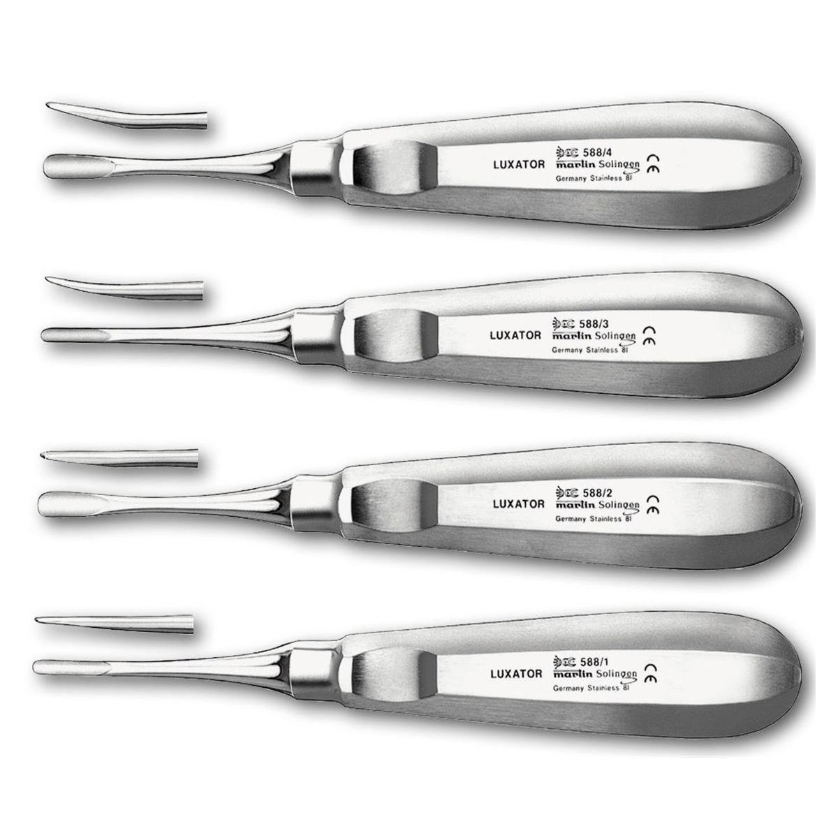 Luxationsinstrument - Einzeln - Figur 588/6, Breite 4,0 mm, gerade