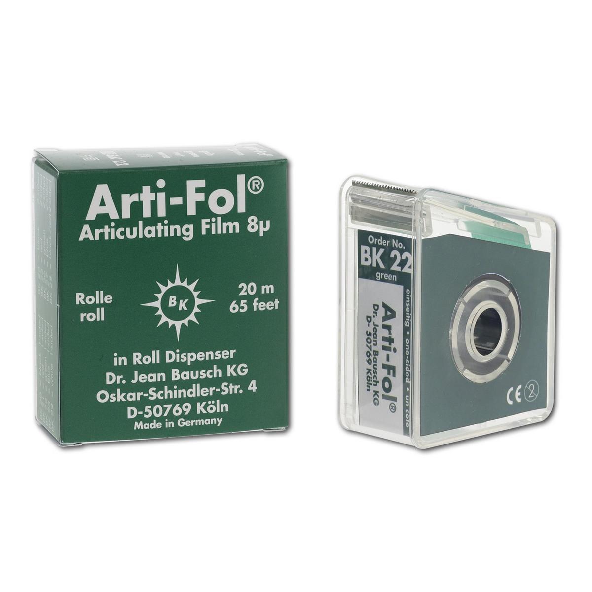 Bausch Arti-Fol® einseitig 22 mm - BK 22, grün, Spender 20 m