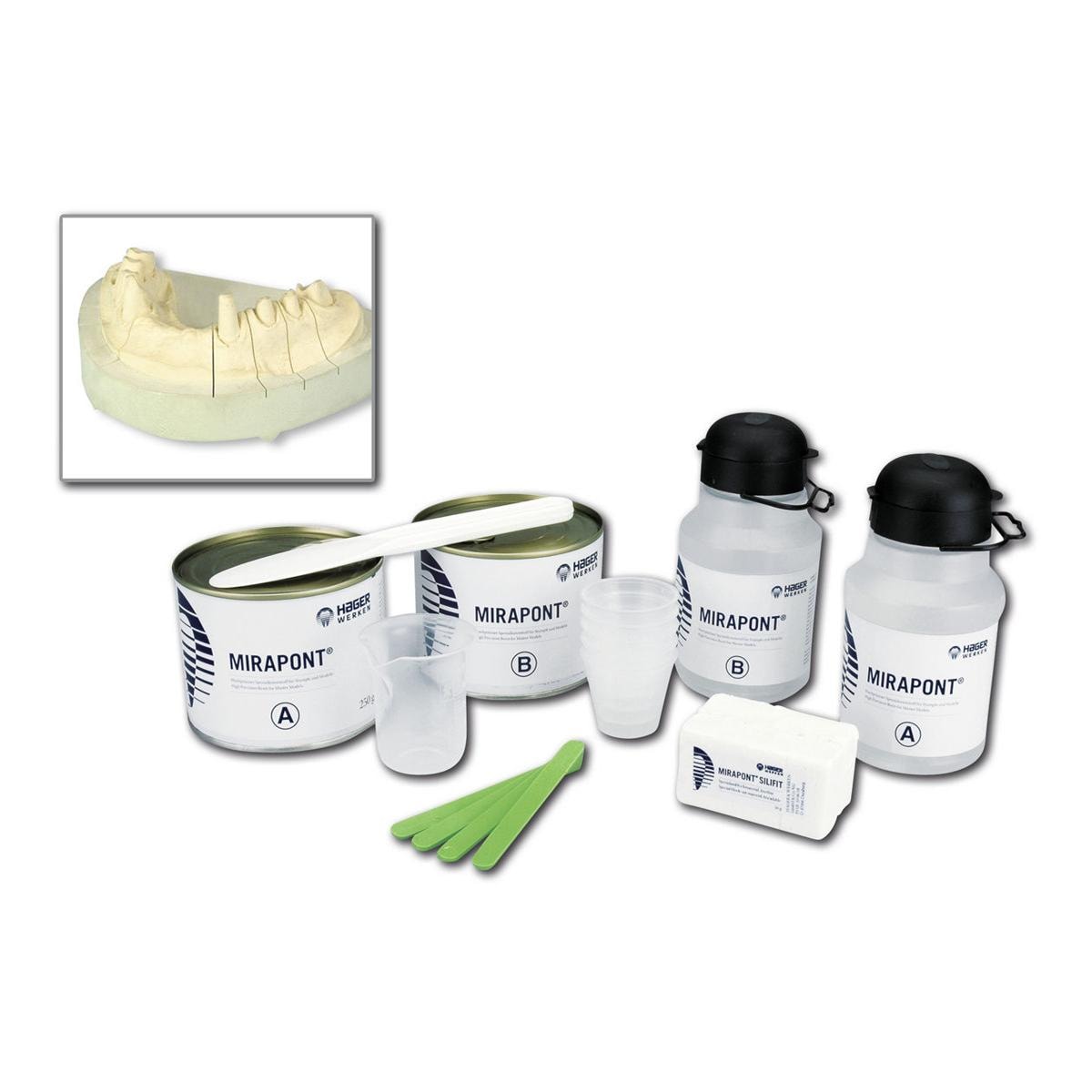 Mirapont® Set - Packung 1.000 g (je 2 x 250 g A und B)