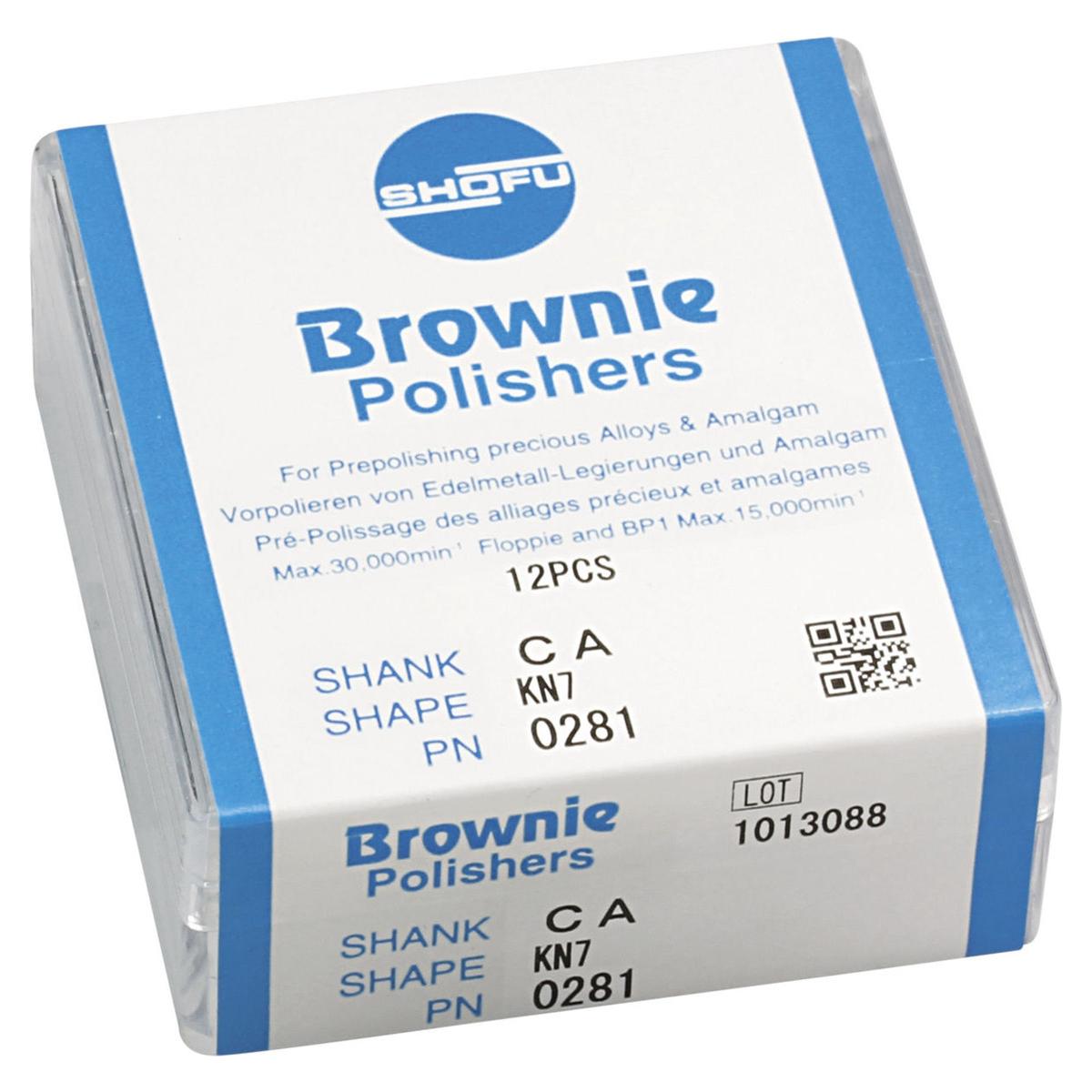 Brownie Schaft W - KN7, Packung 12 Stück
