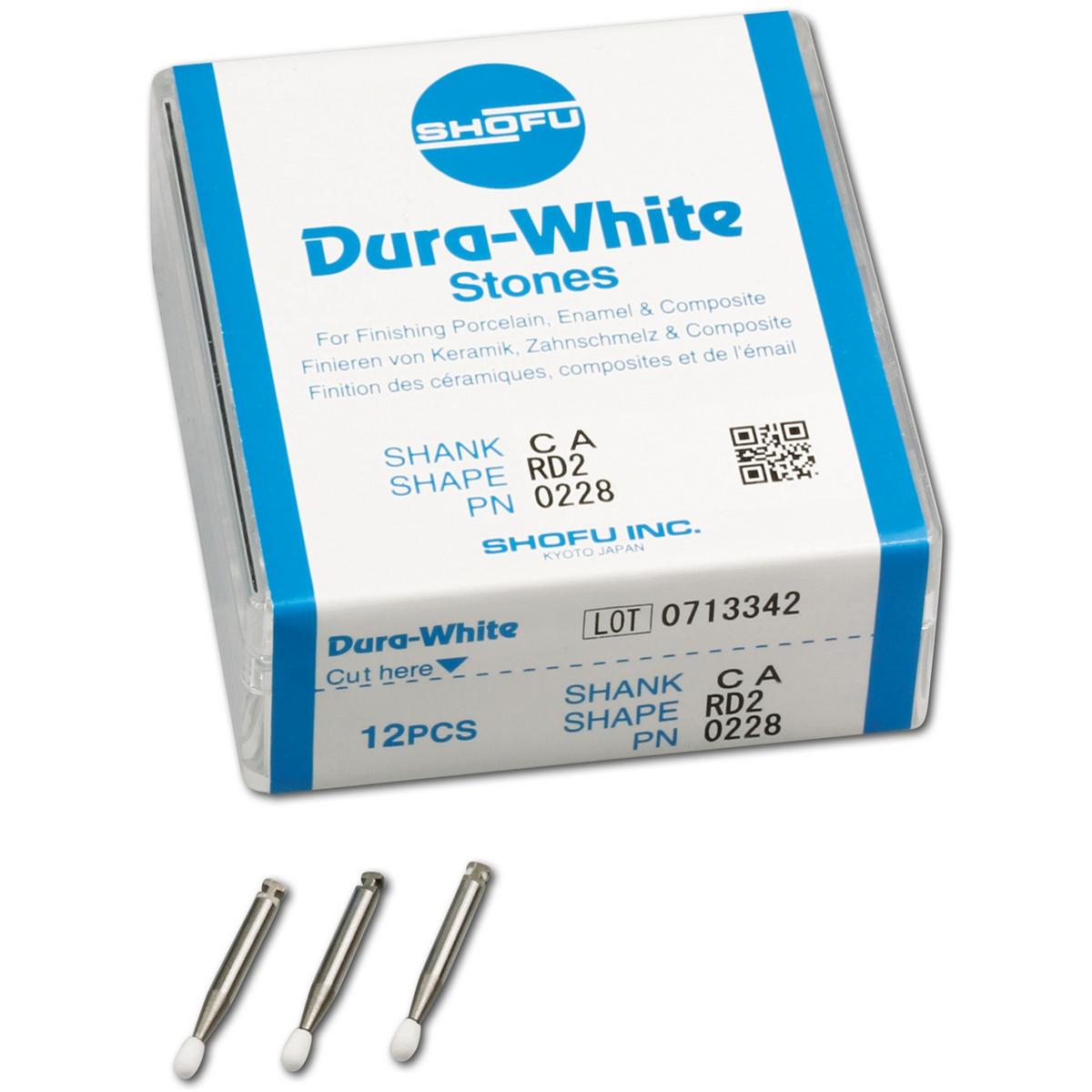 Dura-White® Schaft W - Figur RD2, ISO 024, Packung 12 Stück