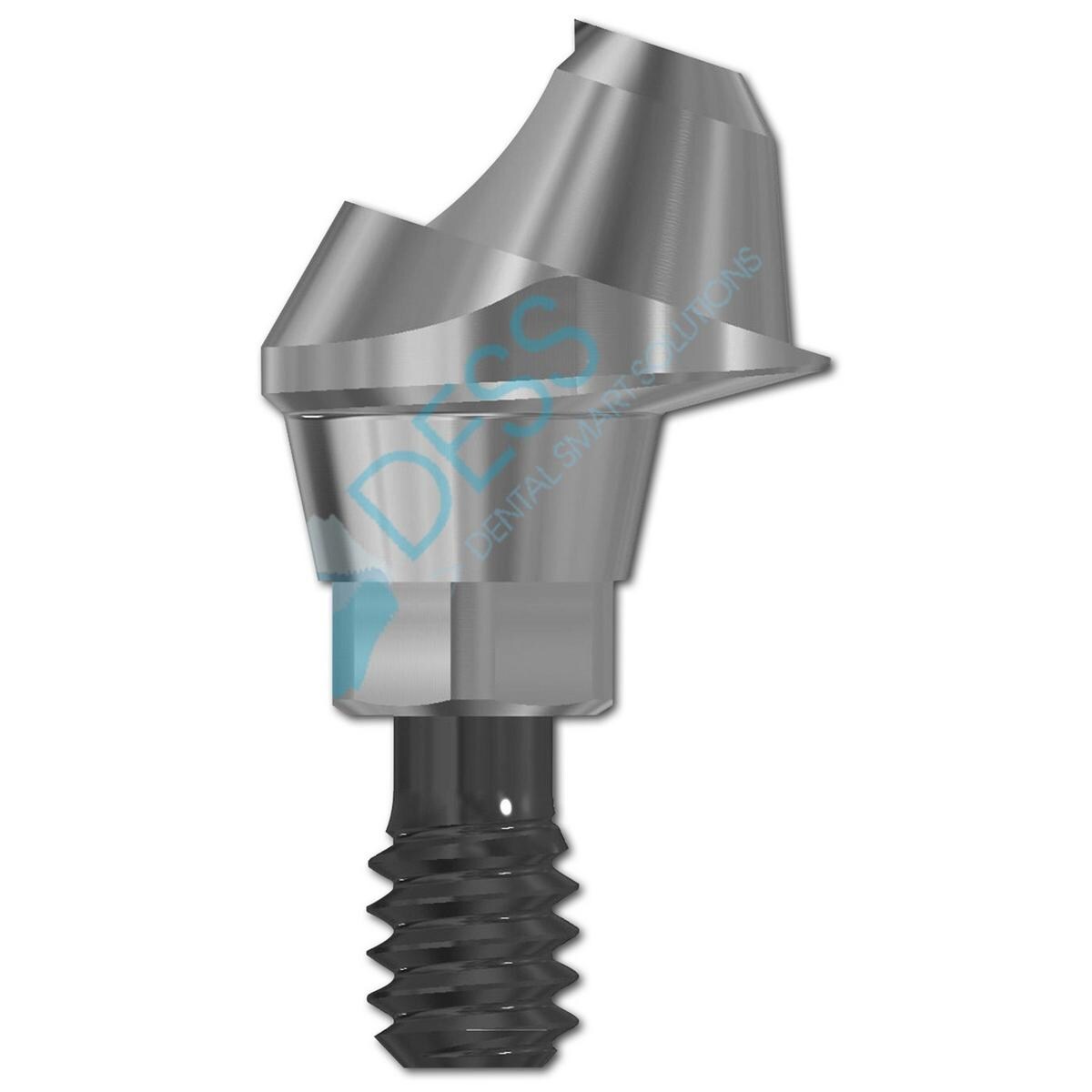 Multi-unit® Abutments RP Ø 4,3 - 5,0 mm - kompatibel mit Nobel Active™ / Nobel Replace® CC - Höhe 2,5 mm, 17° gewinkelt, mit Rot