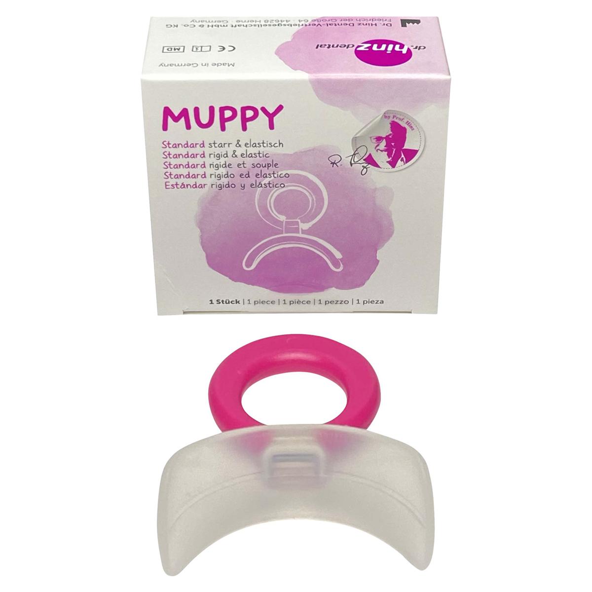Muppy® Standard, elastisch - Größe I, klein (Ring, beere) für das Milchgebiss