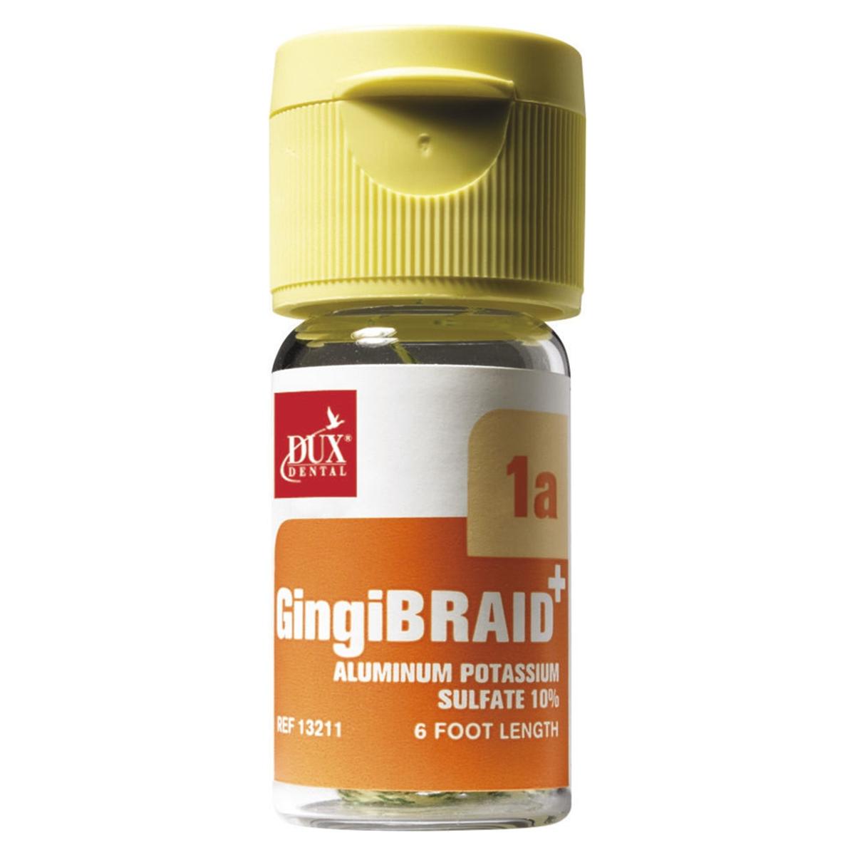 GingiBRAID+ Geflochtene Fäden, imprägniert - Größe 1a, gelb-violett, Packung 183 cm