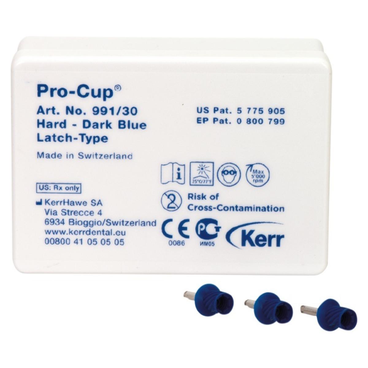 Pro-Cup™ Latch-Type - Dunkelblau, hart, Packung 30 Stück