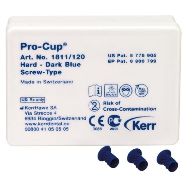 Pro-Cup™ Screw-Type - Dunkelblau, hart, Packung 120 Stück