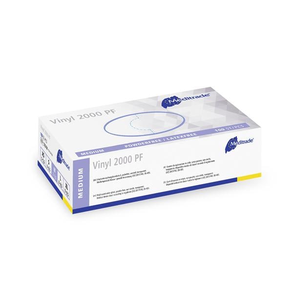 Vinyl 2000 Handschuhe puderfrei - Größe M, Packung 100 Stück