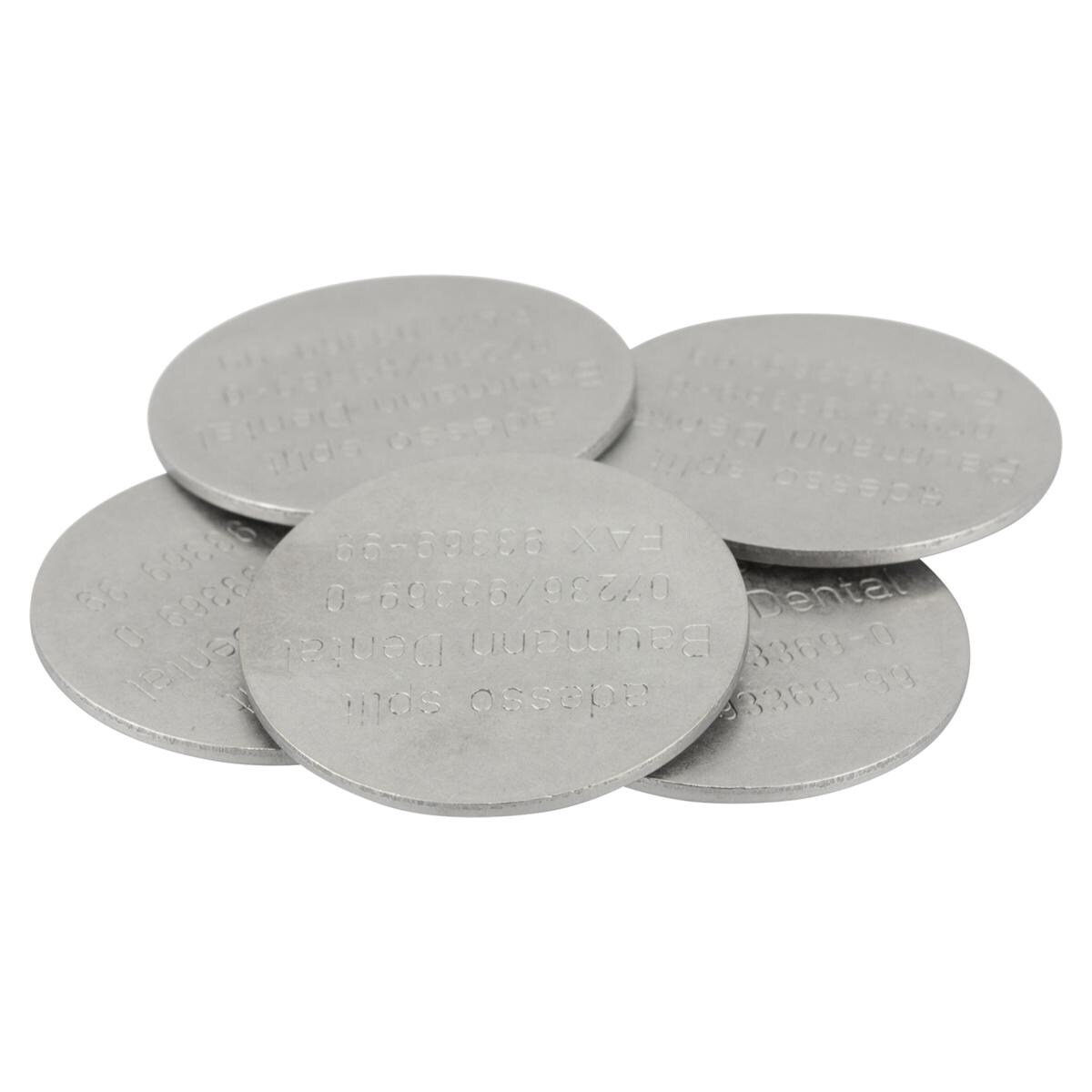 Adesso Split® Haftscheiben - Galvanisch veredelt, Packung 100 Stück