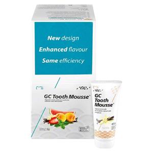 GC Tooth Mousse - Standardpackung - Vanille, Packung 10 x 40 g