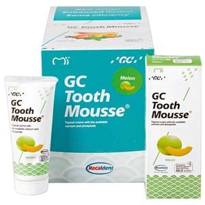 GC Tooth Mousse - Standardpackung - Melone, Packung 10 x 40 g