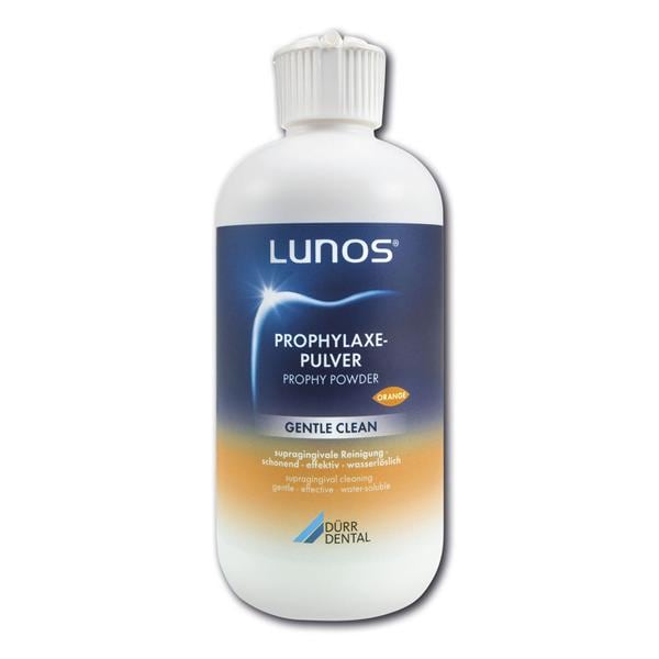 Lunos® Prophylaxepulver Gentle Clean - Orange, Flaschen 4 x 180 g