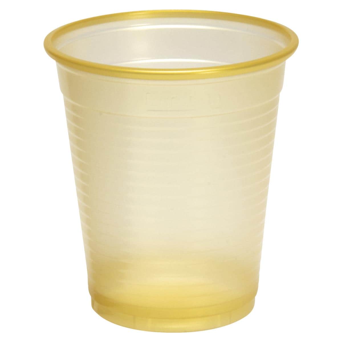 Monoart® Mundspülbecher Einfarbig, 1.000 Stück - Gold
