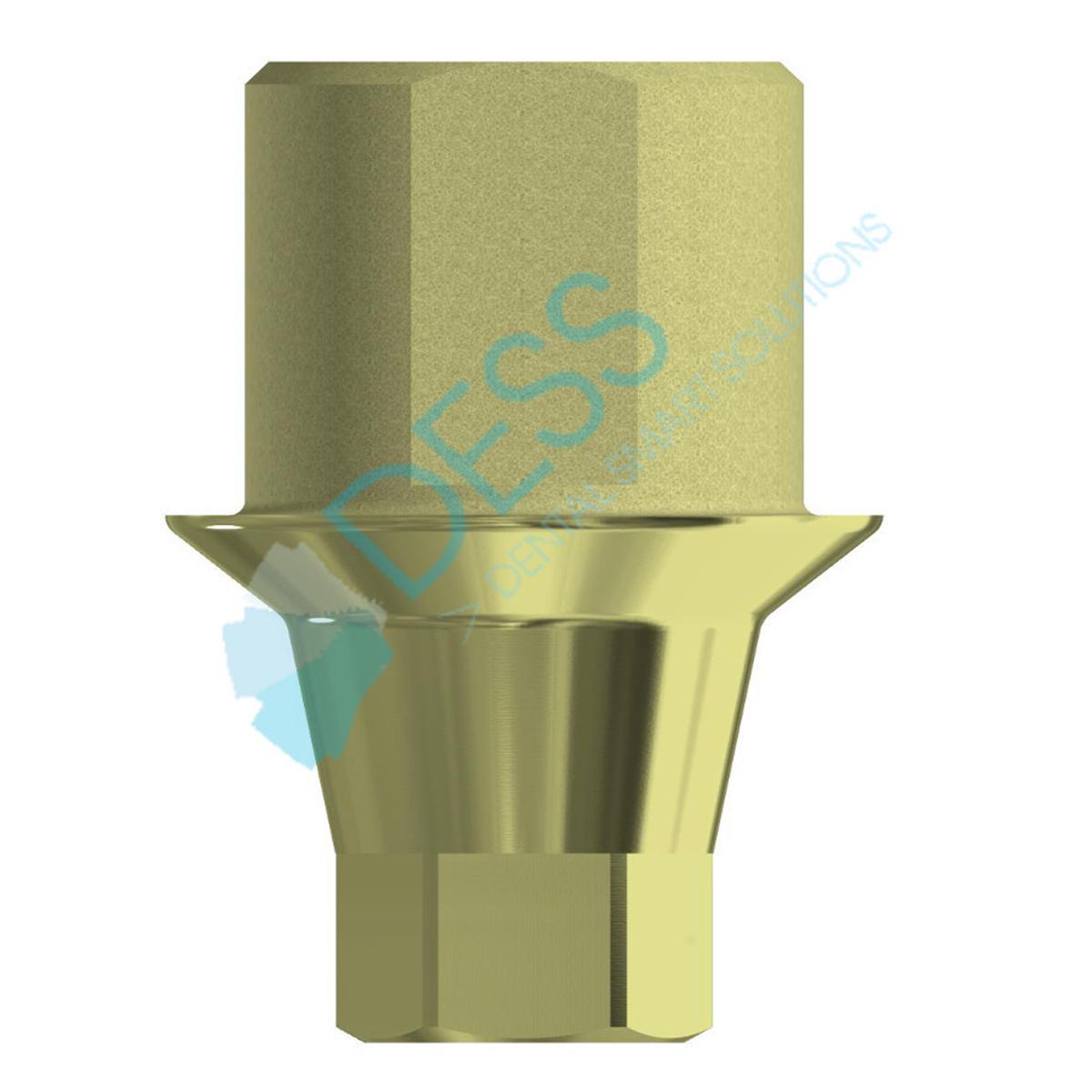 Titanbase DESS AURUMBase® - kompatibel mit Astra Tech™ Osseospeed™ - Aqua (RP) Ø 3,5 mm - 4,0 mm, mit Rotationsschutz