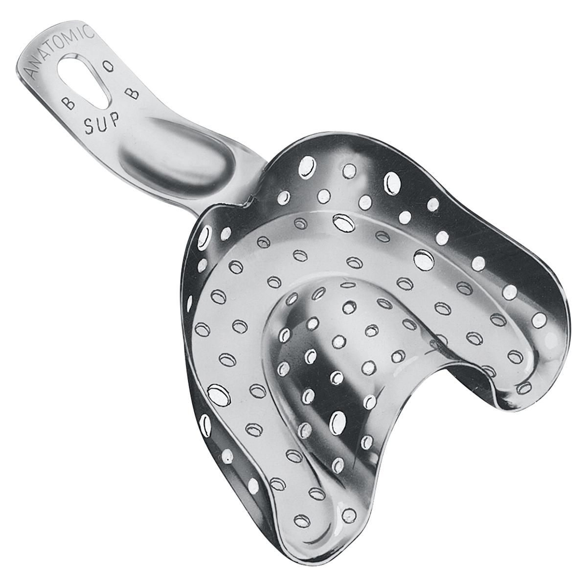 Abformlöffel rostfrei nach Ehricke - perforiert, bezahnt - OK, BO Nr. 0