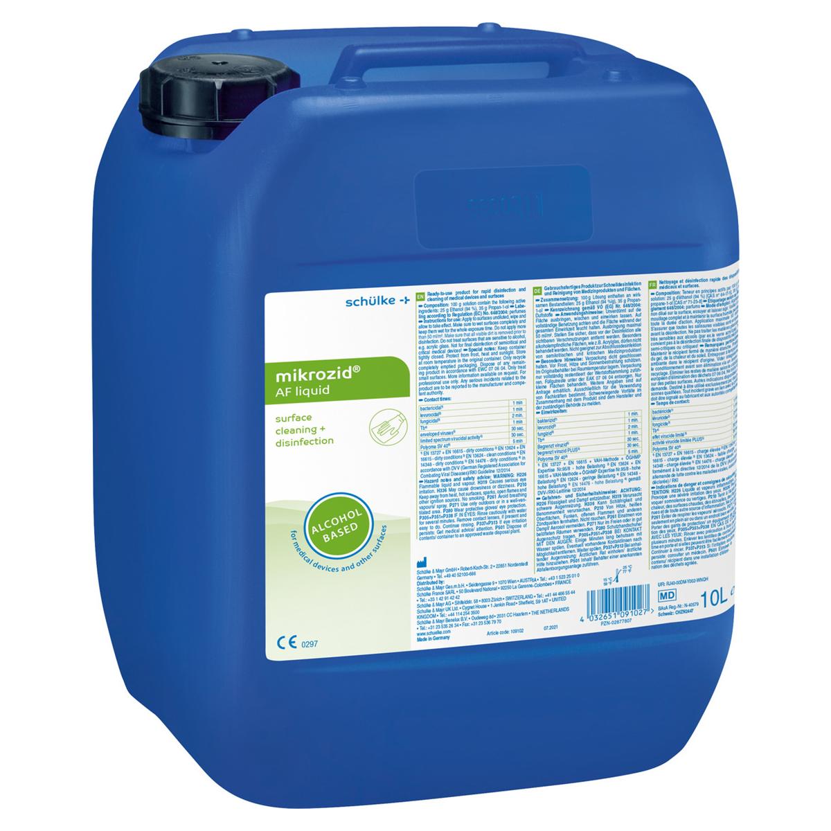 mikrozid® AF liquid - Kanister 10 Liter